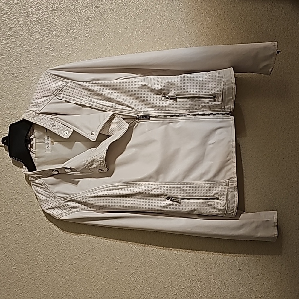 Calvin Klein XS faux leather jacket